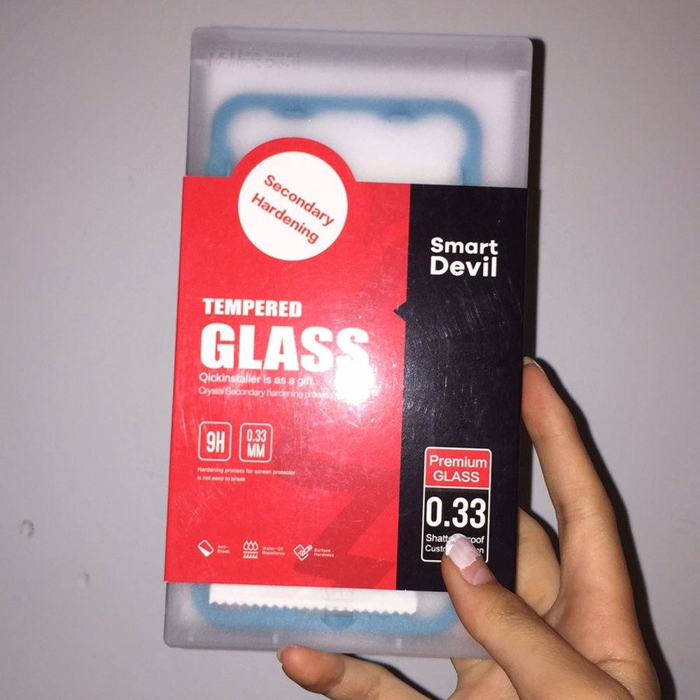 phone case with glass